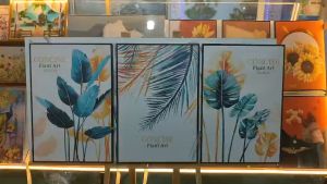 Bộ 3 ttanh in UV sale sốc 40x60x3  329k... tranh có khung treo và tặng kèm đinh treo