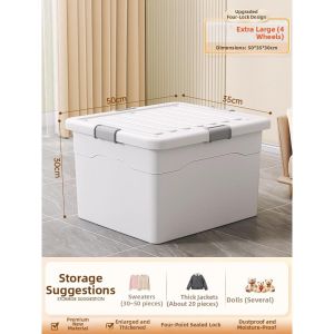 XUNHUAI | Large Capacity Plastic Storage Box