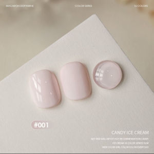 MIANEL 1-16pcs 12ML Summer Nails Japanese Style White Milk Nail Glue Candy Sequin Fragments Gel Nail Polish Nail Supplies Blue