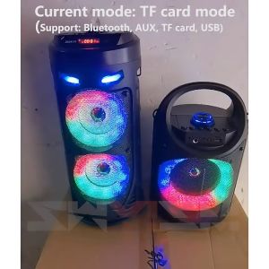 Booms Bass LED ลำโพงบลูทูธ เบสแน่น ลำโพงบรูทูธเบสหนัก ควบคุมระดับเสียง ลำโพงพกพา ราคาที่สุดในไทย