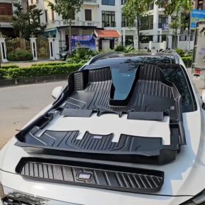 Thảm lót sàn MAXXCAR cho xe Vinfast VF3 2024 nhựa TPE đúc 5D tràn viền cao cấp.