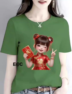 KAOS ATASAN WANITA DAN PRIA PREMIUM GIRLS MLEK ANGPAO DTF BERKUALITAS