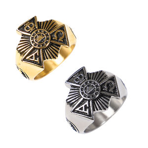 Pure Stainless Steel Solid APO Ring for Ladies Size 5-11