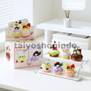 TAIYO Building Block Sweety Bakery Cake Cup Slice Kue Pastry Bricks Blok Puzzle Dekorasi Mainan Anak