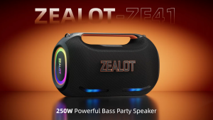 ZEALOT ZE41 300W Subwoofer High Power 48000mAh Battery OTG Live Recording RGB Colorful Lights Outdoor Portable Speaker