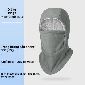 JIFANPAUL | Mũ Nón Áo Hoodie Chống Gió Ấm Đảo Mùa Đông Cho Nam Có Mặt Nạ và Ủ Tai