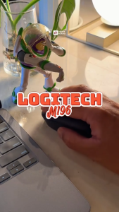 Logitech M196 Mouse Wireless Bluetooth Ringkas dan Portabel untuk Laptop Tablet dan Lainnya