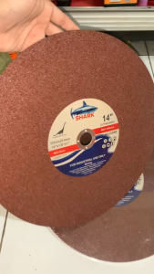 Mata Gerinda Potong Besi 14" shark MATACutting Wheel 14 Inch x 3MM kemasan 5pcs