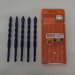 MŨI KHOAN INOX SẮT ĐA NĂNG 4 CẠNH 10 LY ( 10 MŨI/ 1 HỘP ) KAPUSI MÀU XANH DÀI  120MM