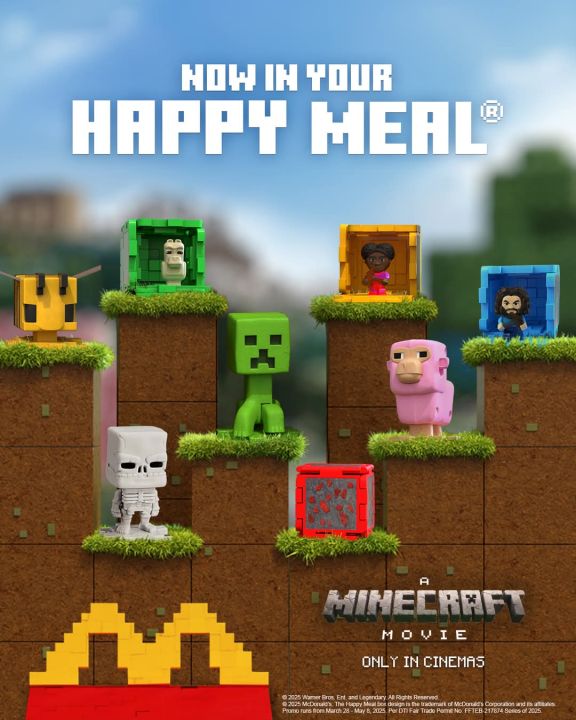 McDonald's Happy Meal A Minecraft Movie April 2025 Lazada PH