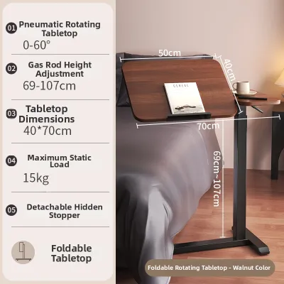 BAIPU | Height Adjustable Portable Folding Desk