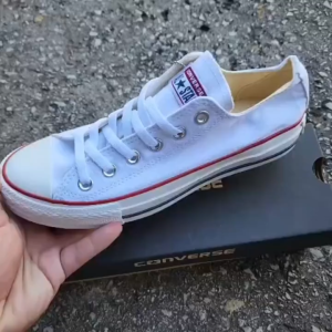 Sale 50% รองเท้าผ้าใบ CV สีขาว สีขาว รองเท้าทำงาน รองเท้ากีฬา รองเท้าผ้าใบผู้ชายและผู้หญิง