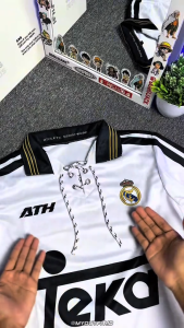 ATHLETIC SPORTWEAR - Jersey Vintage Bola Fantasy Madrid 1999-2000 Fullprinting Casual - Atasan