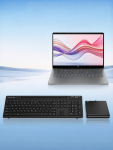 HP | AMD Ryzen 7 H 255 2.8K Display Slim Laptop 14-inch