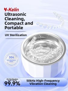 Y-kelin | Dental Retainer and Denture Cleaning Ultrasonic Cleaner Portable