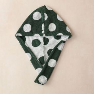 Pure Cotton Hair Drying Cap Double Sided Absorbent Water Fast Drying Hair Towel Headscarf Womens Style Dopaamine Hair Care