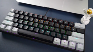 APAYADO K61 Keyboard 60% Portable Wired Mechanical Keyboard Wired 61 Keys Phantom RGB