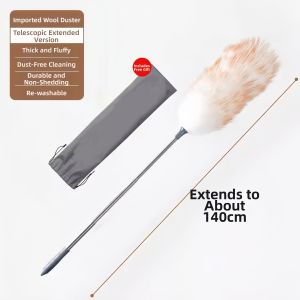ZHENMIAO | Dust Removal Duster Real Feather Long-lasting