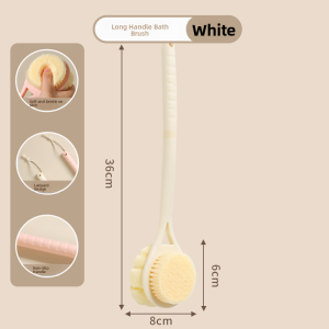 Long Handle Dual-Sided Bath Brush Back Scrubber Grace