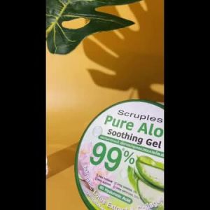 Scruples Pure Aloe Soothing Gel 99% เจลว่านหางจระเข้ บำรุงผิว ล้ำลึก กระจ่างใส ต้านอนุมูลอิสระ ฟื้นฟูผิว เนียนนุ่ม SCP-QJAL01-N300