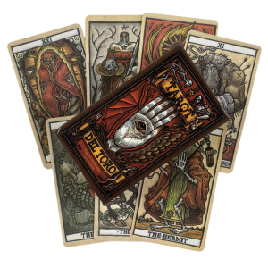 Tarot del A Tarot Deck and Guidebook Inspired by the World of Guillermo del Toro Novelty Book Beginners Card Game Deck Toy