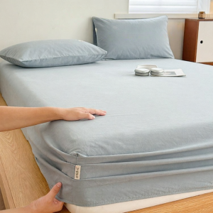 Kiss Dear | Cotton Flannel All-Season Bed Sheet and Mattress Protector