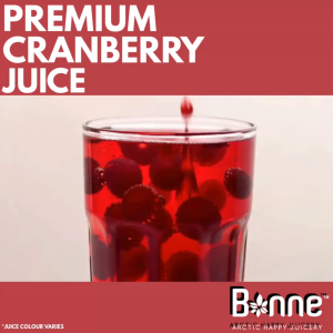 Bonne Finland Cranberry Juice 1L | UTI Health Antioxidant Finnish Juice | No Preservatives No Artificial Additives Halal