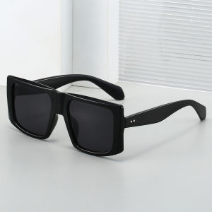 JN IMPRESSION แฟชั่นข้ามพรมแดนเฟรมขนาดใหญ่ใหม่แว่นกันแดดผู้หญิง Y2K สี่เหลี่ยมแว่นกันแดดเรียบง่ายสำหรับผู้ชายการค้าต่างประเทศ