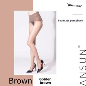 ANSUN | Sensuous Lustrous Tights with Concealing Seamless Crotch