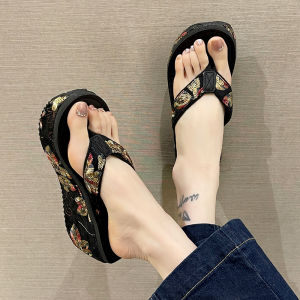 QIAOHUI | Slip-resistant Fashionable Sandals Wedge High-heel