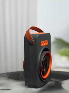 Portable Cooling Mist Fan With Humidifier Function 1800mAh Rechargeable 100 Speeds Low Noise Desk Fan