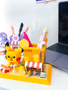 Building Block Pen Holder Mini Block Education DIY Cute Cartoon Stella Lou