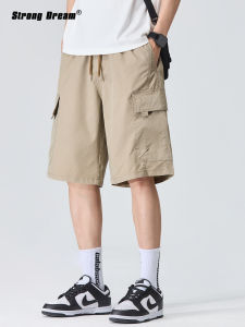 Summer Light Loose Straight Five Quarter Pants