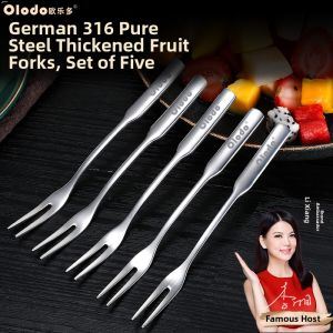 Olodo | Creative Home Fruit Fork Stainless Steel 1 Set