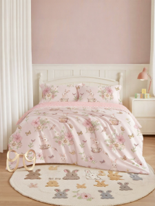 Boyang Home Textile | Cotton A Class 60 Yarns Bean Fleece Baby Quilt Cover 120x150cm