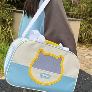 กระเป๋าแมว สะพายไหล่ เป้อุ้มแมว เป้สัตว์เลี้ยง กระเป๋าทรงกล่อง หิ้ว สะพายข้าง เป้สุนัขพับเก็บได้ แบบพกพา กระเป๋าสัตว์เลี้ยง ระบายอากาศได้ ส่งของในไทย