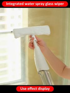 【24 hours delivery】New Model 2 in 1 32cm window cleaner Magic Broom Window Cleaning Penyapu Cermin Extendable Replaceable Microfiber Pad window cleaning tools Indoor/Outdoor Window Cleaning Cermin Tingkap