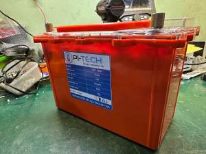 Bộ pin lithium 12v 75ah kèm sạc bảo hành 6 tháng