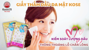 GIẤY THẤM DẦU DA MẶT KOSE (6O TỜ)
