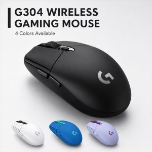 Logitech | Logitech G304 Ultra-Light 99g Wireless Gaming Mouse 12000 DPI LIGHTSPEED Hero Sensor 250H Battery PC Gamer Laptop Mouse