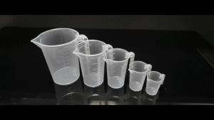 5Pcs Set 1000ml 500ml 250ml 100ml 50ml Milk Tea Cup PC Measuring Cup Laboratory Measuring Cup Kitchen Measuring Cup