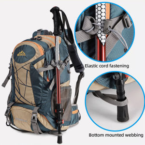Climbing Camping Backpack Sports Travel Duffel Bag for Men Women with Shoes Outdoor Hikking Cycling Rucksack Luggage Storage Bag