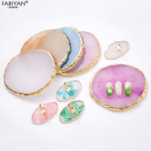 ขนาดเล็ก จานสีเรซิ่น ทรงกลม พร้อมแหวน สําหรับฝึกทําเล็บเจลยูวี