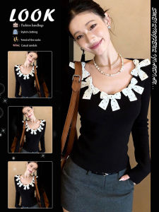 Sweet Bow T-shirt Long Sleeve