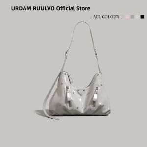 URCDN RDALVO | Studded Motorcycle Bag Women Large Capacity Shoulder Crossbody Commute