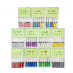 NICEDEN 6Pcs/Pack Dental NITI H files Hand Files 21mm25mm31mm Stainless Steel Endodontic Root Canal Files Dentist Tools Dental Files Lab Equipment