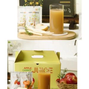 [30 Packets/CARTON] SUNFARM -  Korea 100% Not for Concentrate Fruit juice | No added sugar | Natural Sweetness | For 8M+