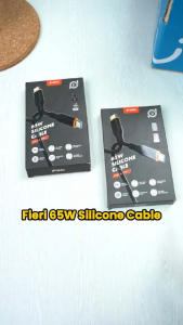 Fieri Kabel Charger Silicone 65W Type-C to Type-C 1M C939 – Fast Charging Durable Soft-Touch Design