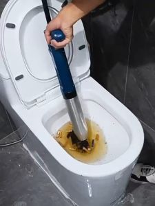 Súng Thông Tắc Bồn Cầu Chậu Rửa Bát Bồn Tắm - Khí Nén AGT Cực Mạnh 8kg - Ống thép không gỉ