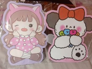 KIPAS GAGANG MANUAL KARAKTER/KIPAS TANGAN GAMBAR/KIPAS TRAVEL BERPERGIAN